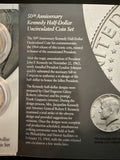 2014 US Mint 50th Anniversary Kennedy Half-Dollar Uncirculated Coin Set