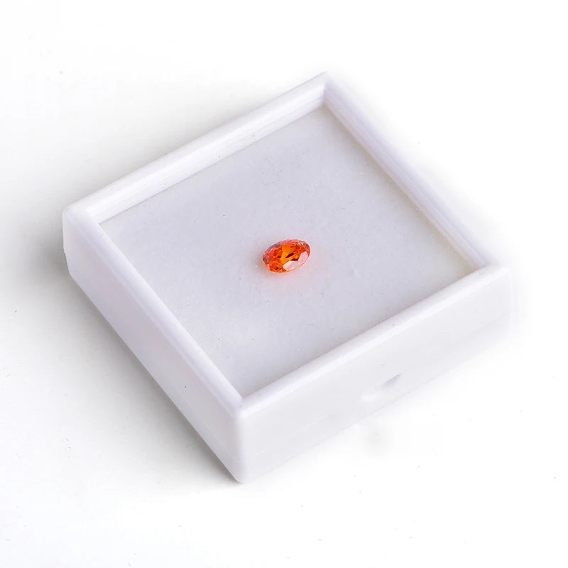 Glass Diamond Display Case  12-Slot Gem Coin & Jewelry Box