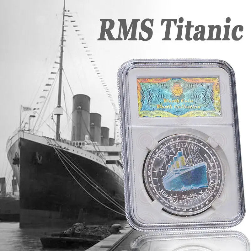 1912 RMS Titanic Commemorative Silver Coin  100th Anniversary