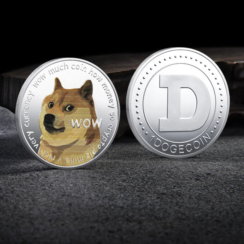 Crypto Commemorative Coin Set  BTC ETH & 12 More Coins