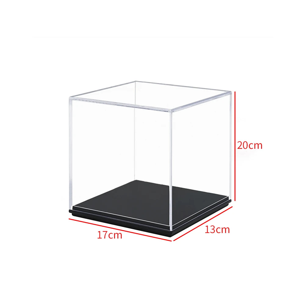 Transparent Acrylic Case Action Figure Display Box Model Collectibles Showcase Desk Organizer Exhibition Hall (material package）