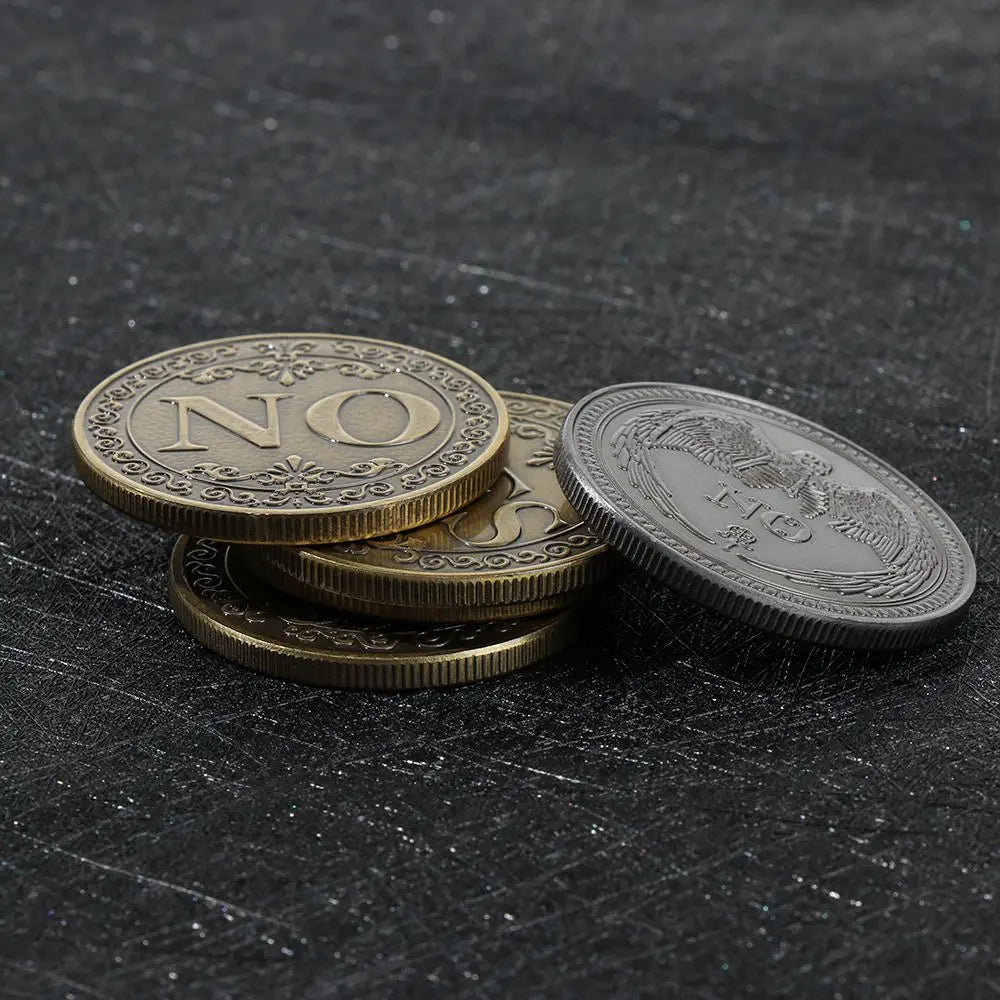 Bronze Challenge Coins Collection Art Commemorative Coin Souvenir Collectible Coins Yes No