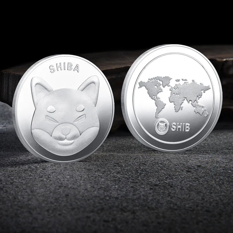 Crypto Commemorative Coin Set  BTC ETH & 12 More Coins