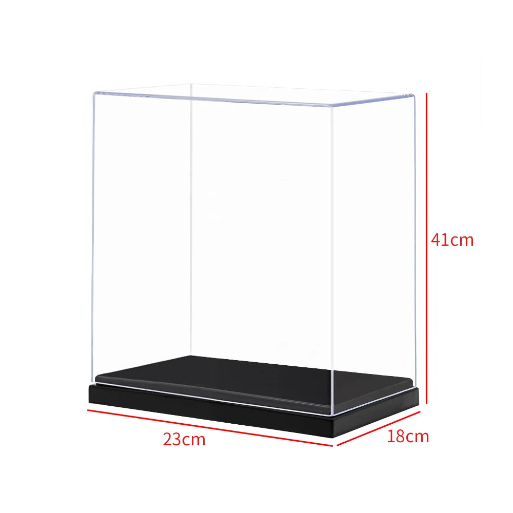 Transparent Acrylic Case Action Figure Display Box Model Collectibles Showcase Desk Organizer Exhibition Hall (material package）