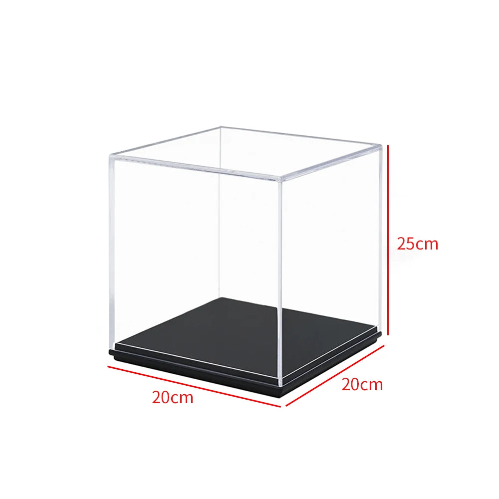 Transparent Acrylic Case Action Figure Display Box Model Collectibles Showcase Desk Organizer Exhibition Hall (material package）