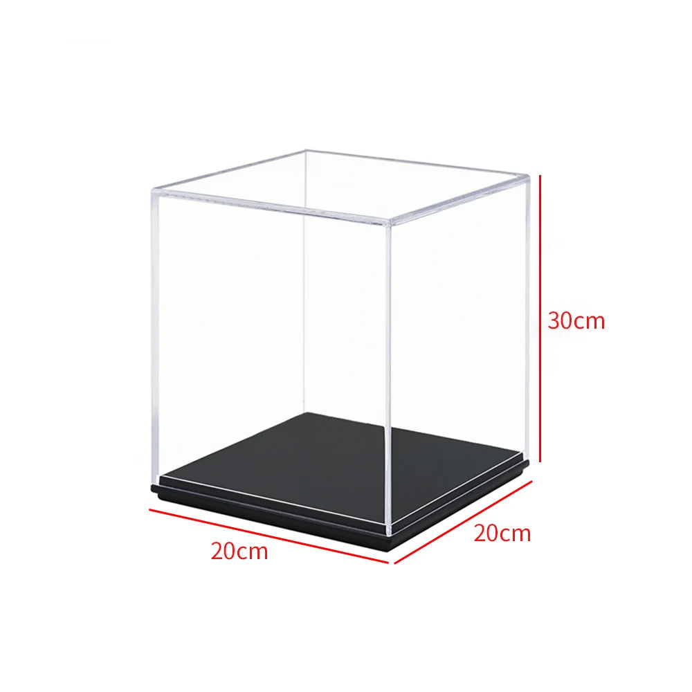 Transparent Acrylic Case Action Figure Display Box Model Collectibles Showcase Desk Organizer Exhibition Hall (material package）