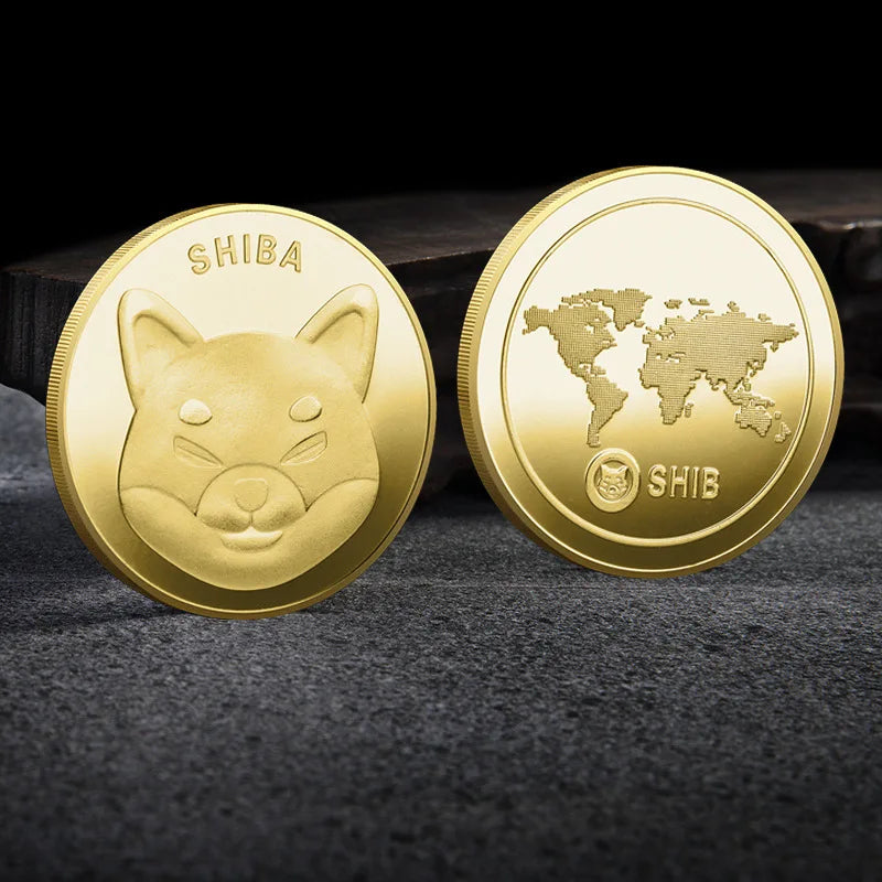Crypto Commemorative Coin Set  BTC ETH & 12 More Coins