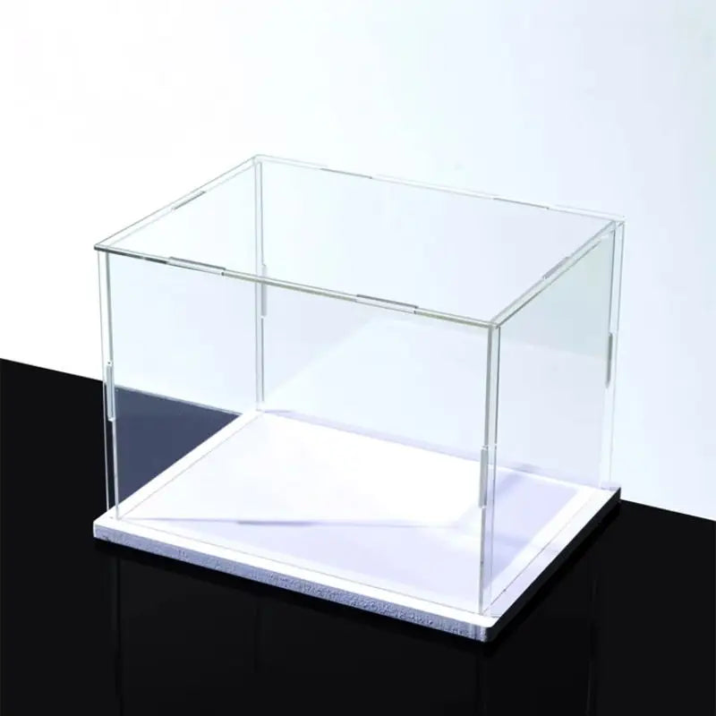 Transparent Acrylic Case Action Figure Display Box Model Collectibles Showcase Desk Organizer Exhibition Hall (material package）