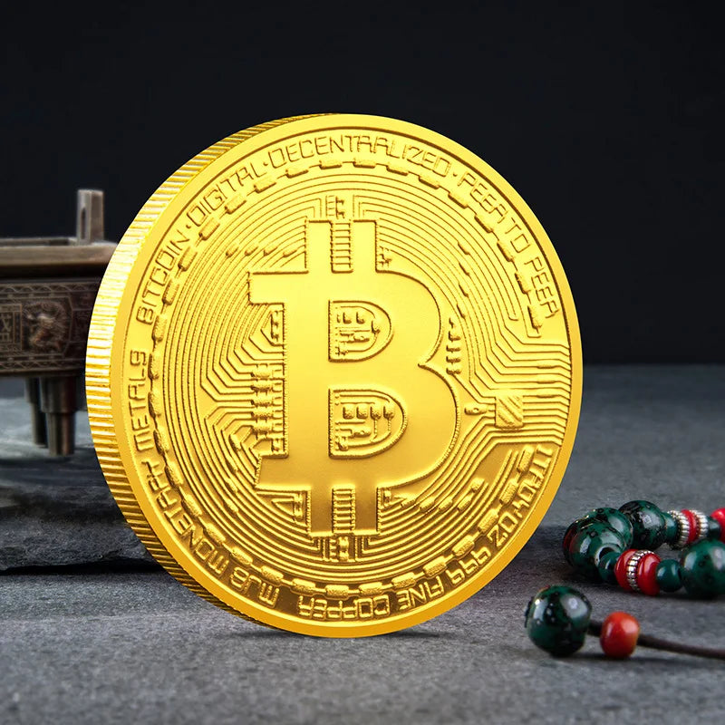 Crypto Commemorative Coin Set  BTC ETH & 12 More Coins
