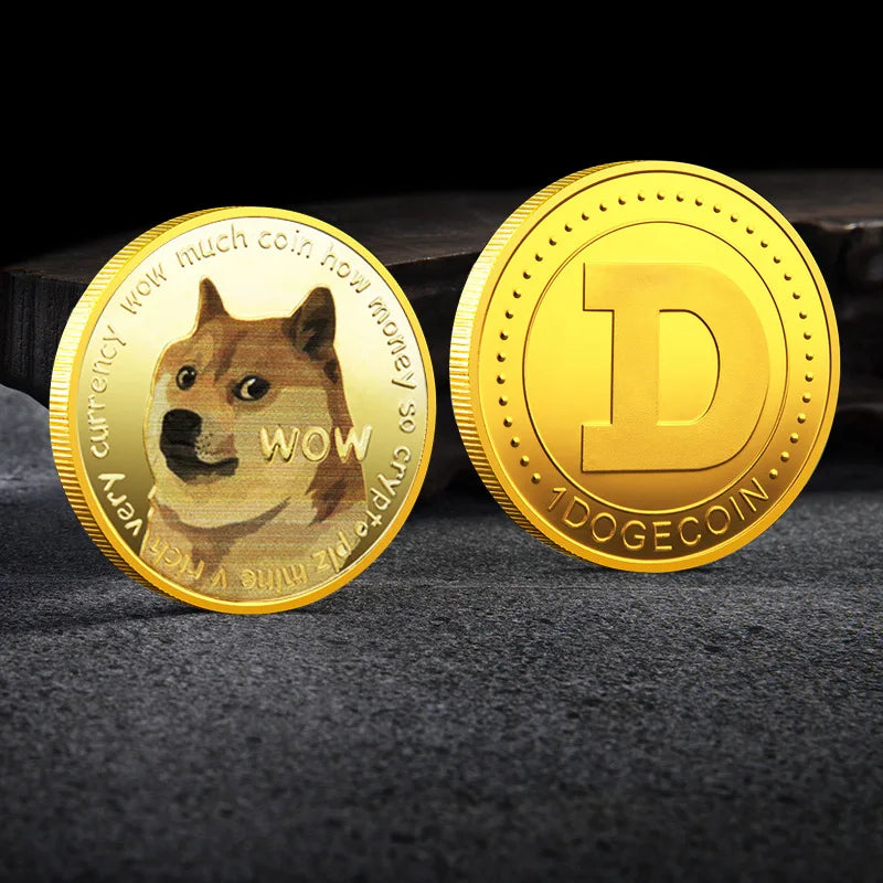 Crypto Commemorative Coin Set  BTC ETH & 12 More Coins