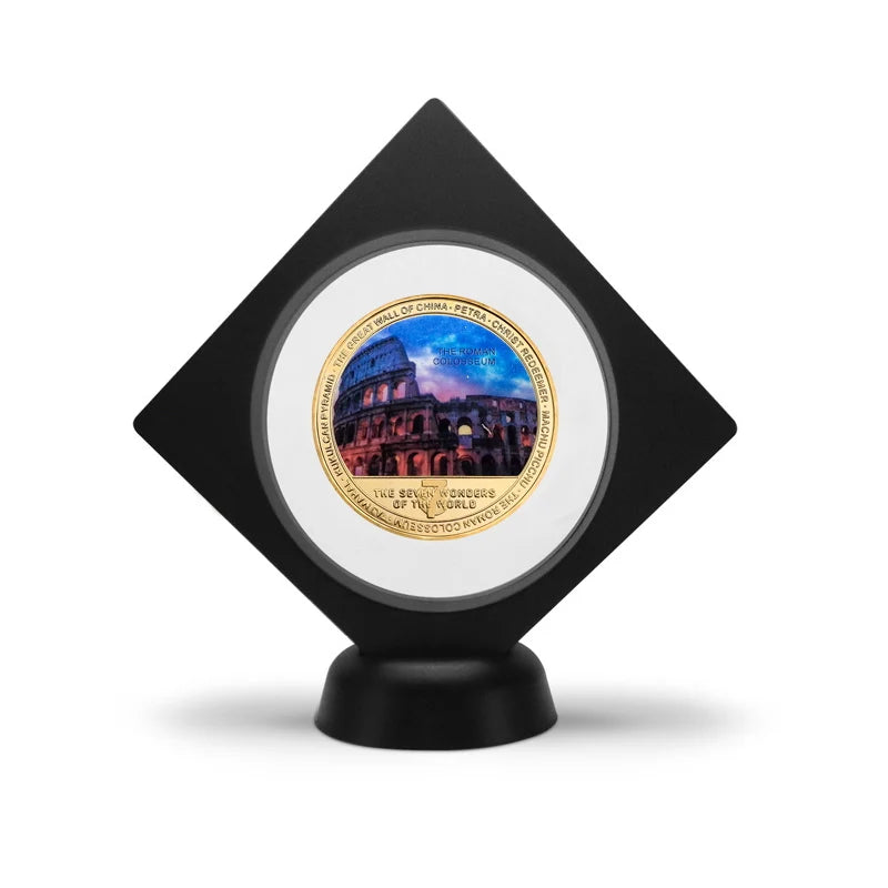 Seven Wonders of the World Gold-Plated Commemorative Coin Set