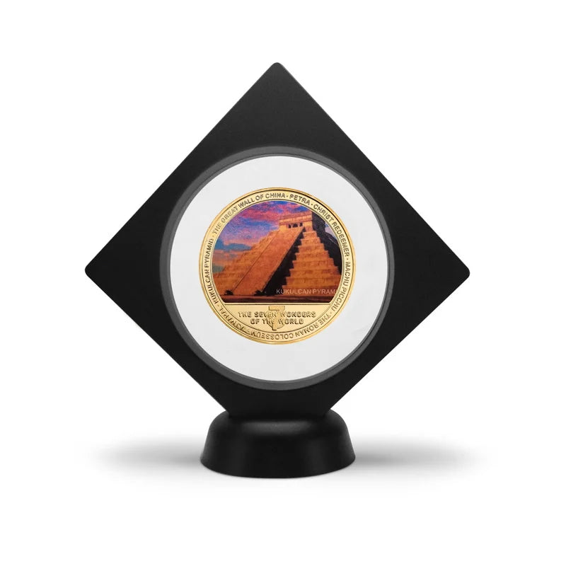 Seven Wonders of the World Gold-Plated Commemorative Coin Set
