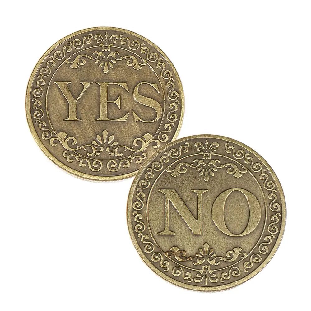 Bronze Challenge Coins Collection Art Commemorative Coin Souvenir Collectible Coins Yes No