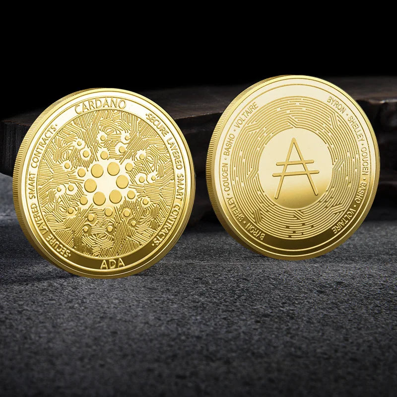 Crypto Commemorative Coin Set  BTC ETH & 12 More Coins