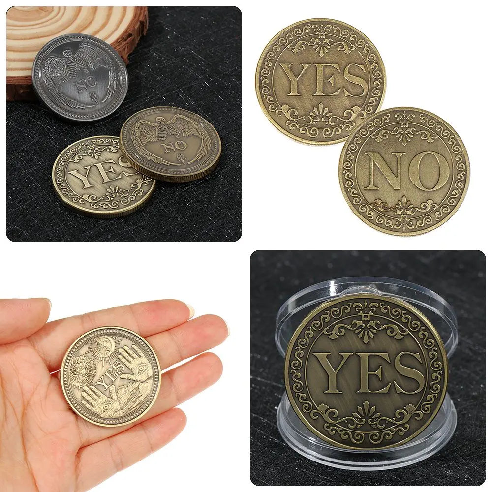 Bronze Challenge Coins Collection Art Commemorative Coin Souvenir Collectible Coins Yes No