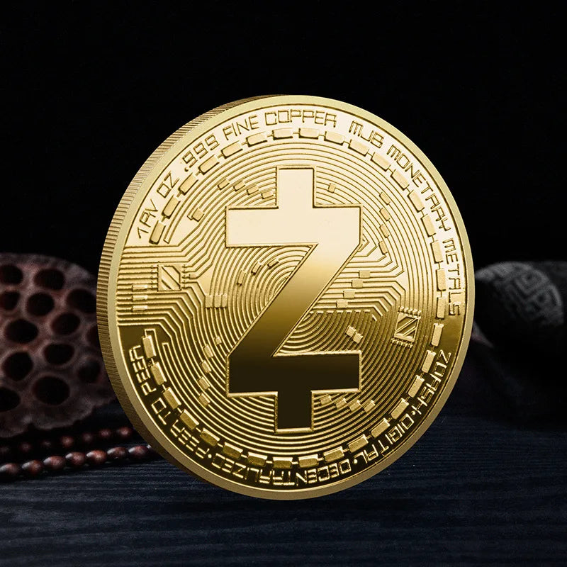 Crypto Commemorative Coin Set  BTC ETH & 12 More Coins