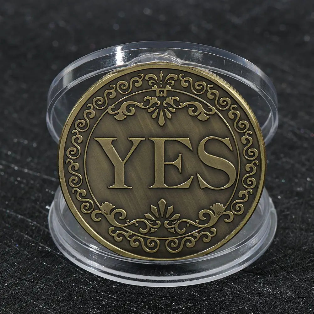 Bronze Challenge Coins Collection Art Commemorative Coin Souvenir Collectible Coins Yes No