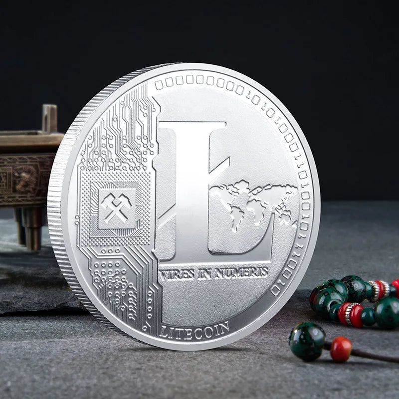 Crypto Commemorative Coin Set  BTC ETH & 12 More Coins