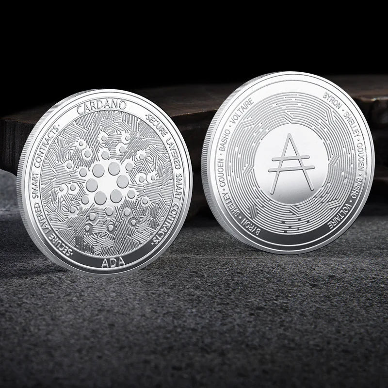 Crypto Commemorative Coin Set  BTC ETH & 12 More Coins