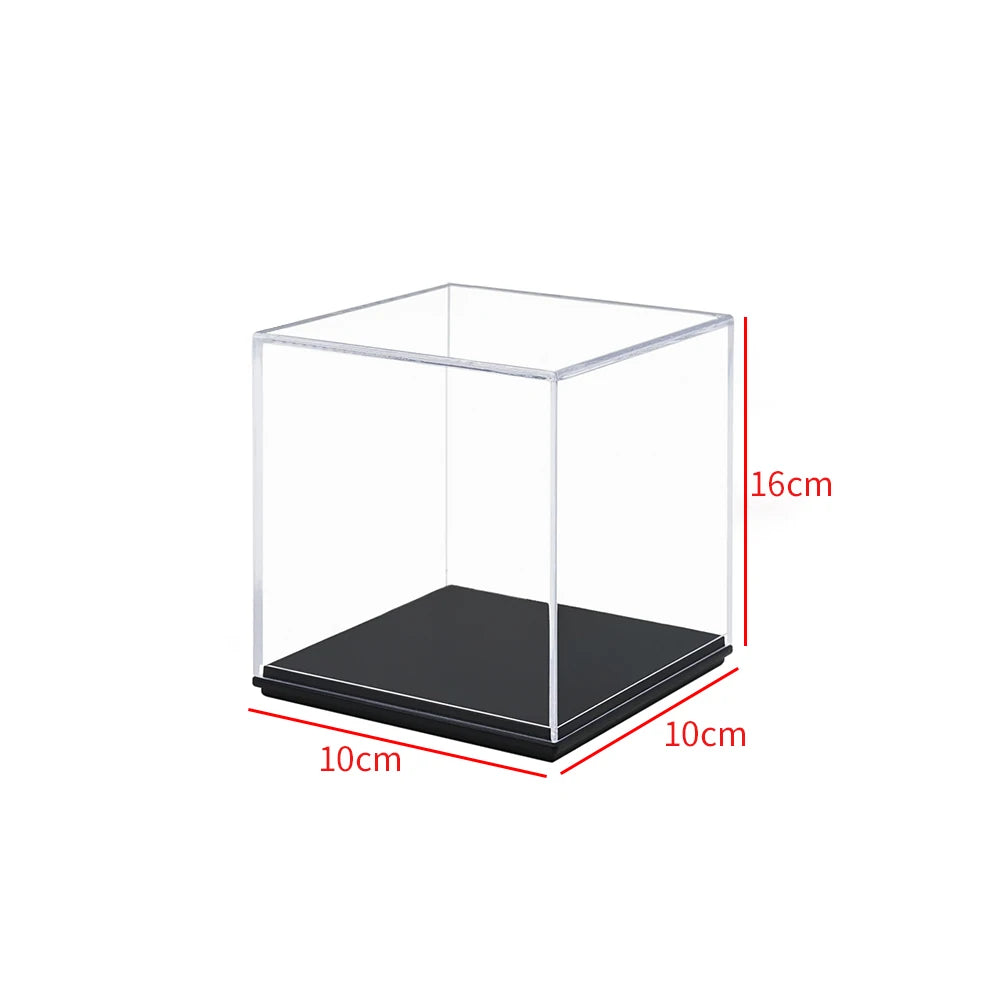 Transparent Acrylic Case Action Figure Display Box Model Collectibles Showcase Desk Organizer Exhibition Hall (material package）