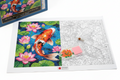 Diamond Art Painting Kit - Koi Fish and Lotus Flower Full Round Drill 5D