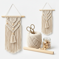 DIY Macrame Wall Hanging Kit for Beginners - Boho Home Decor Craft Set